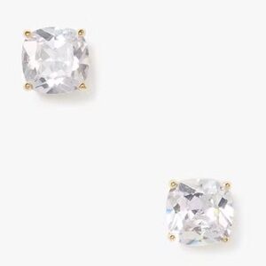 Kate Spade New York Cubic Zirconia Square Studs NWT
